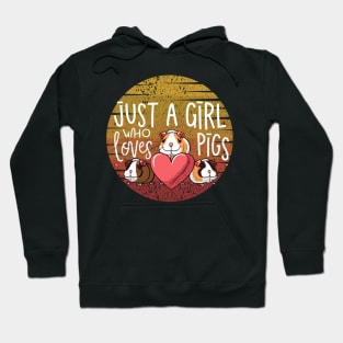 Just a Girl Who Loves Guinea Pigs Lovers Hoodie